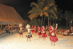 Tanzvorführung der Tahitianer