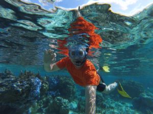 Schnorcheln in der Unterwasserwelt von Bora Bora