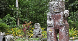 Relikte der Ureinwohner Tahitis